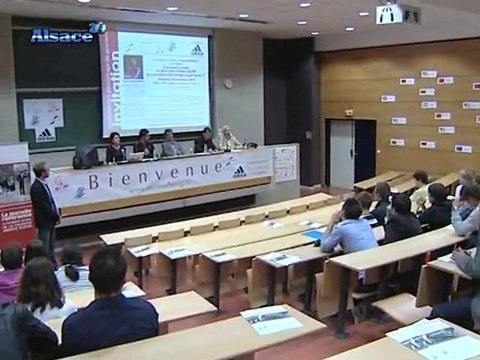 Tony Estanguet à la rencontre des étudiants (Strasbourg)