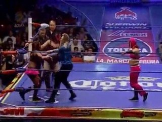 Dalys, Estrella, Star Fire vs Seductora, Blanca, Sujei