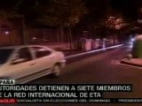 Autoridades españolas detienen a 7 miembros de la red inter