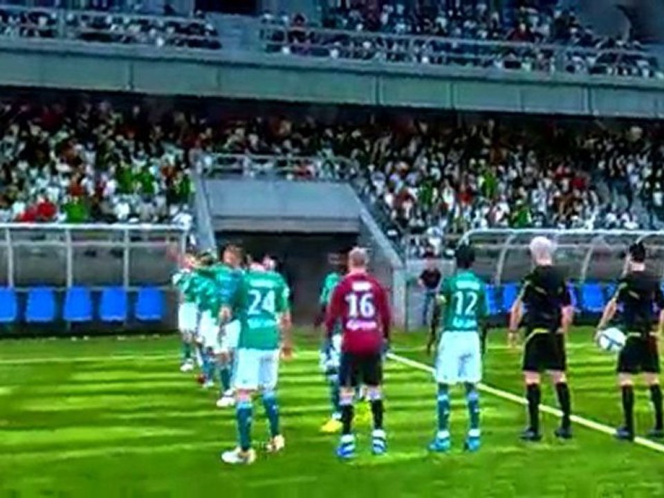 FIFA 11 - AS SAINT ETIENNE - ENTREE CHANT - 360