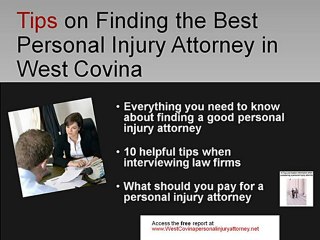 West Covina Personal Injury Auto Accident Medical Malpracti
