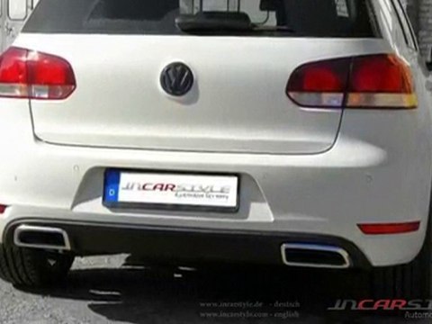 InCarStyle VW Golf VI GTI /GTD IntegraTip - Carbon