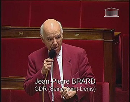 Rappel au règlement de Jean-Pierre Brard