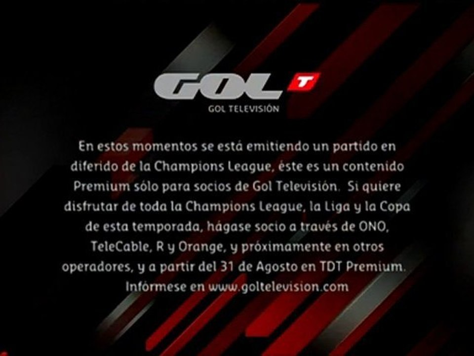 Gol Televisión - Bucle agosto 2009