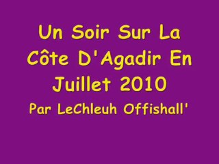 Soirée Sur La Côte D'Agadir En Juillet 2010