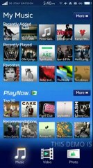 Sony Ericsson Rachael AndroidUI