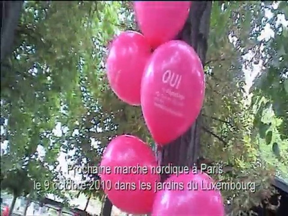 Marche Nordique des Comités Féminins à Paris