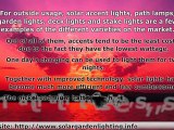 Outdoor Solar Powered Lighting: Turn The Lights On Using Sol