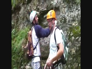 via ferrata Nans sous saint Anne