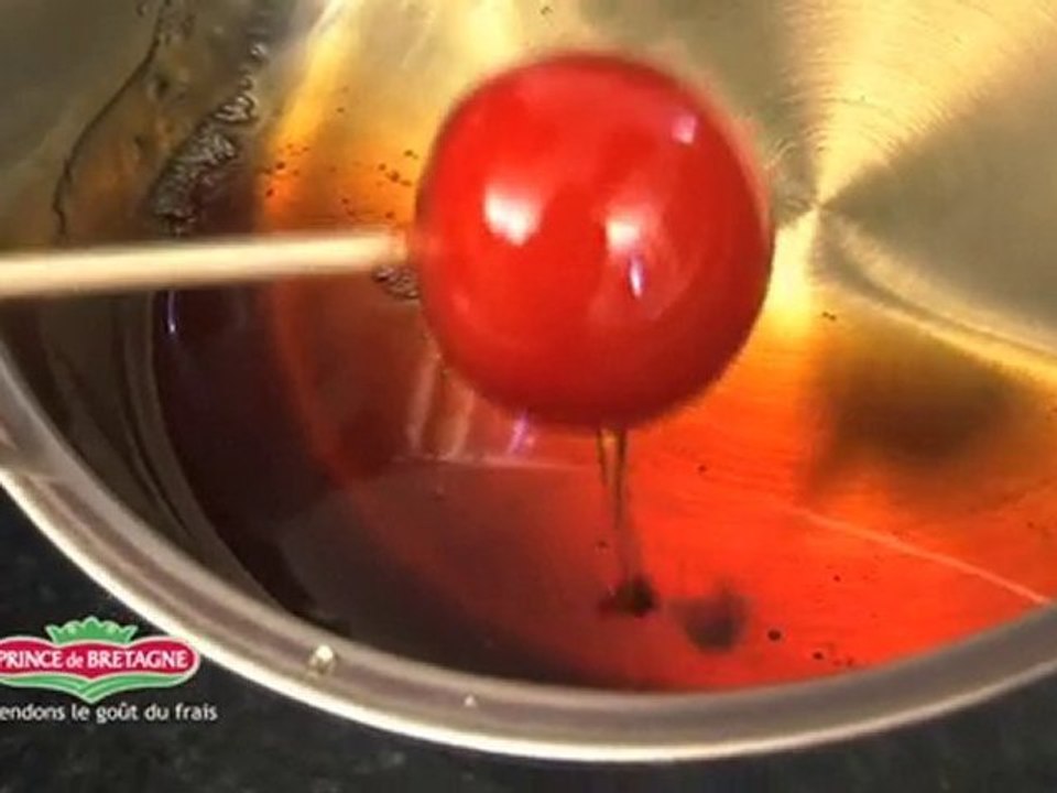 Tomate cerise façon pomme d'amour