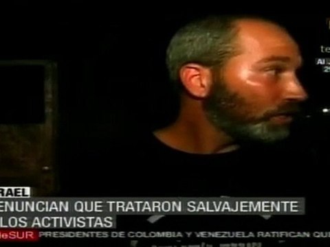 Activistas denuncian malos tratos por parte de fuerzas israe