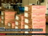 Urnas electrónicas llegan a Brasilia