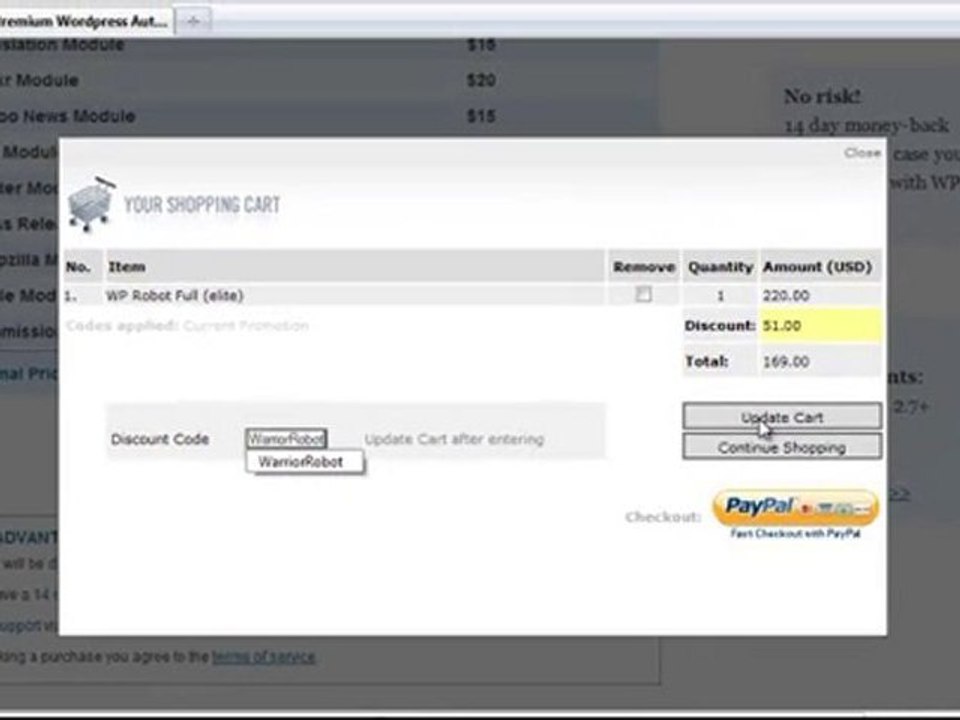 WP Robot Discount Code - Save $91