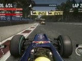 F1 2010 Webber at Monza track