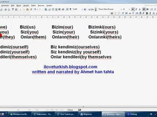 Learn Turkish Pronouns for Free 🇹🇷