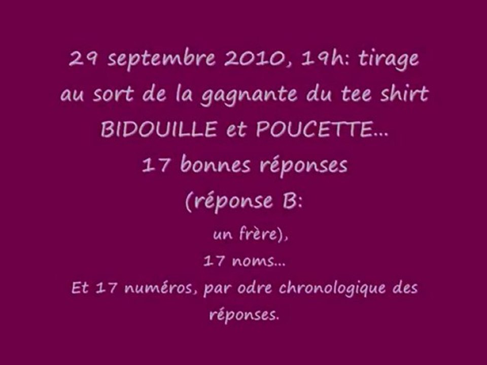 bidouille et poucette