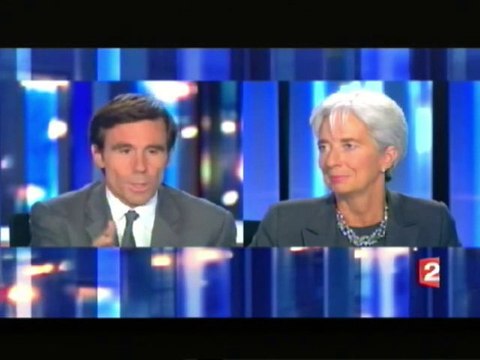 Christine LAGARDE invitée de France 2