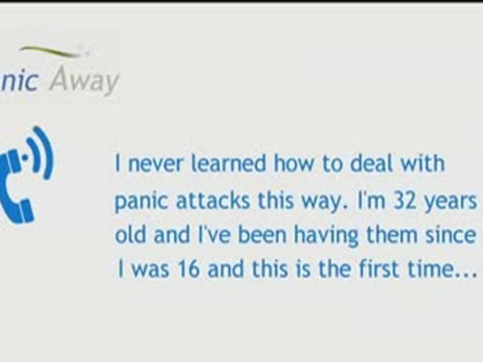 Panic Away-End your panic atacks today!