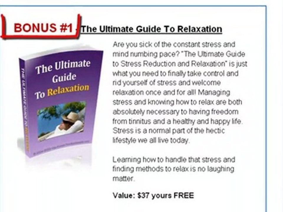 tinnitus relief