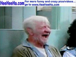 Laughing old man
