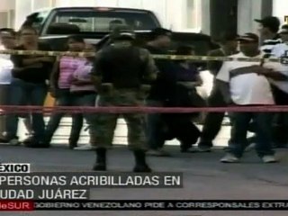 Cuatro personas acribilladas en Ciudad Juárez