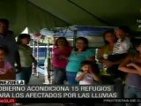 Gobierno venezolano acondiciona 15 refugios para afectados p