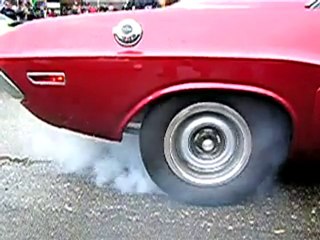 1970 Dodge Challenger Burn Out