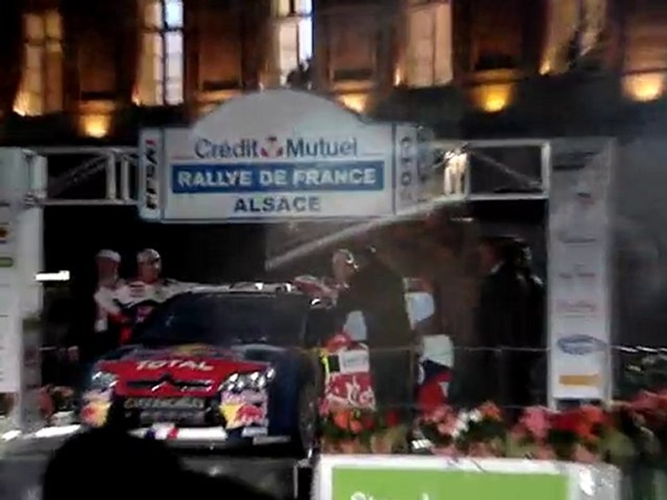 Loeb Place Kleber Rallye de France 2010