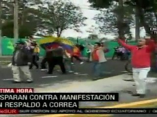 Ciudadanos ecuatorianos siguen avanzando hacia el hospital d
