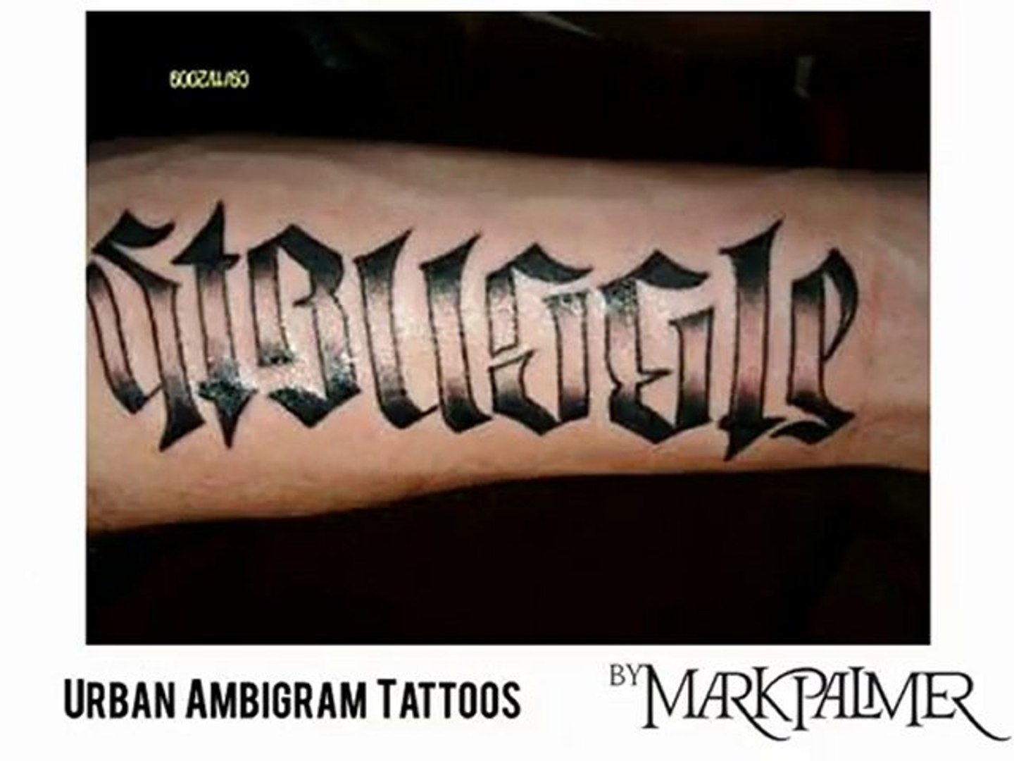 Urban Ambigram Tattoos - video Dailymotion
