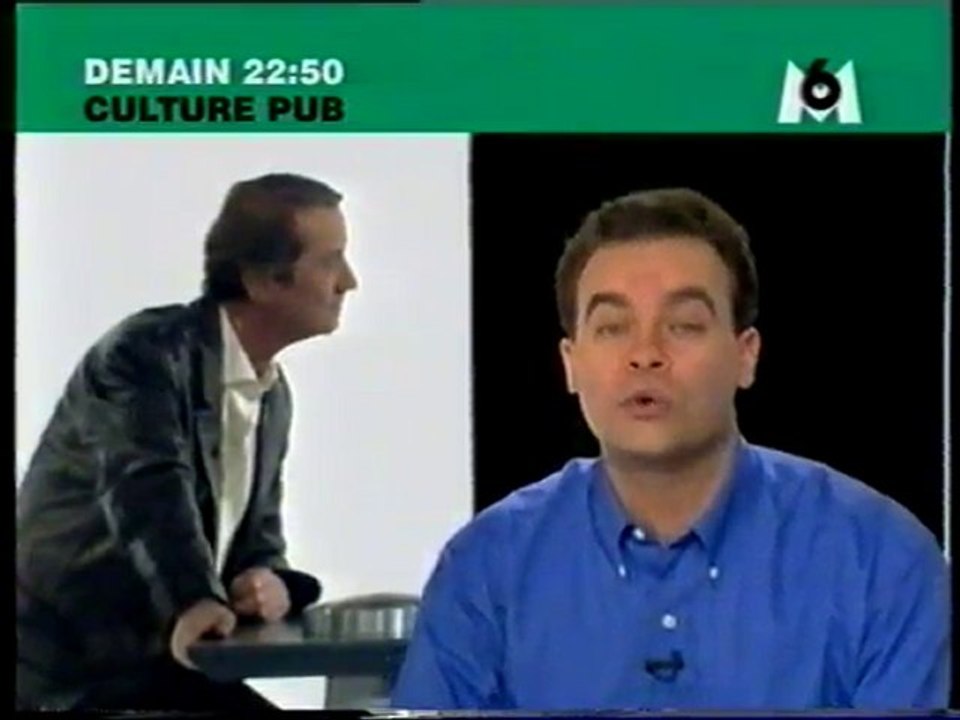 Bande Annonce De L'emission Culture Pub  1999 M6