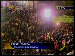 Ecuador President promises unrest punishment