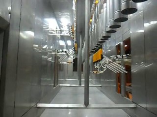 Electrostatic powder automatic enamel systems