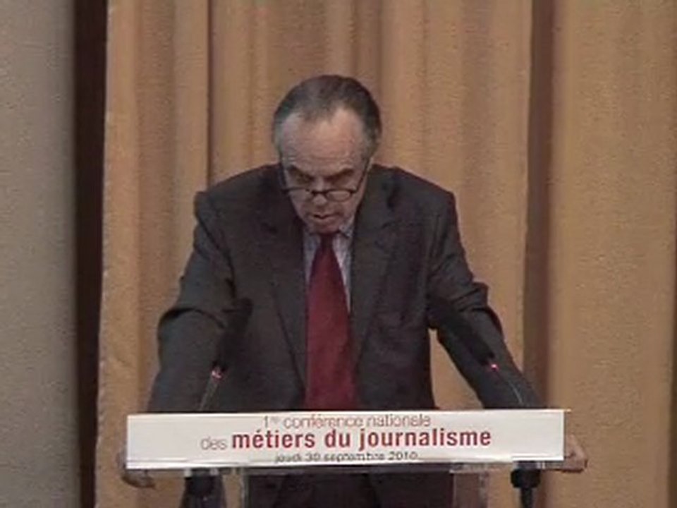 Discours de Frédéric Mitterrand CNMJ 2010
