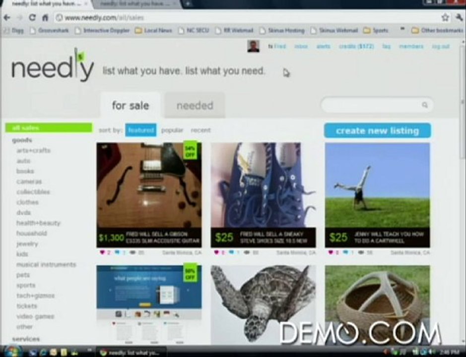 DEMO Fall 2010 - Needly