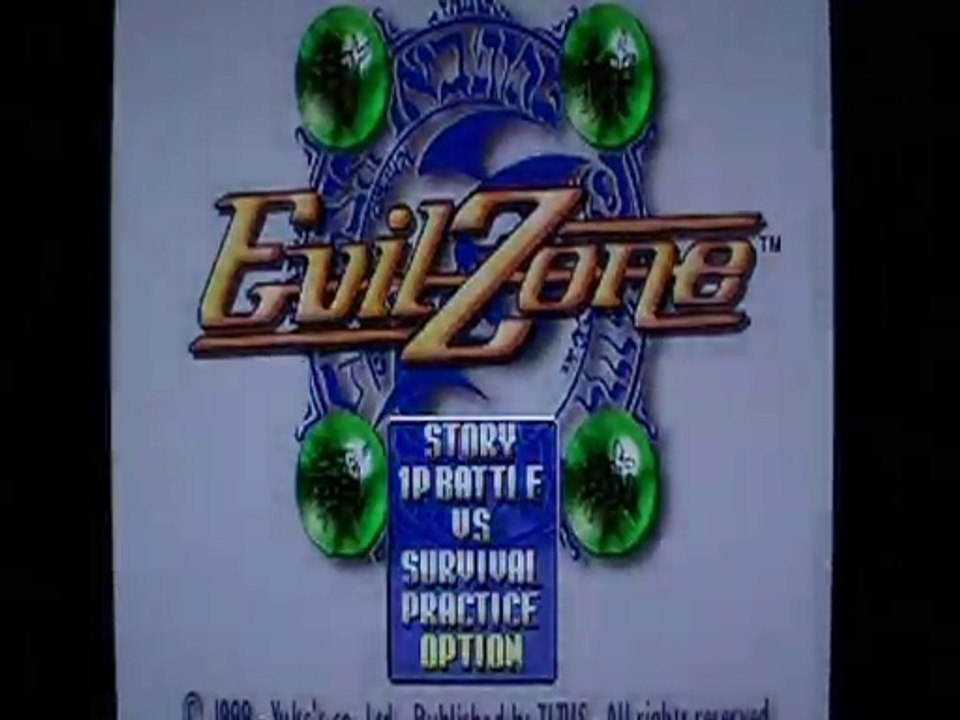 First Level - Test - Evil Zone - Playstation