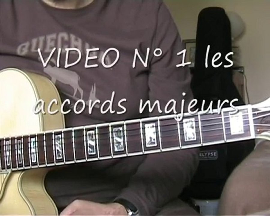 vidéo 1 les accords majeurs