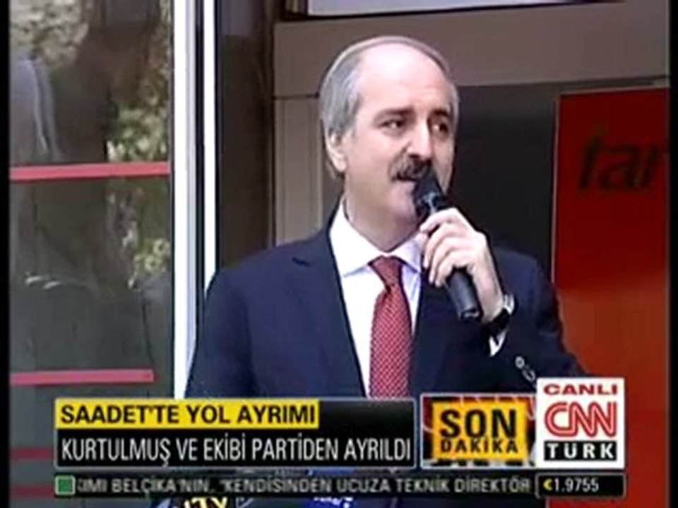 Numan Kurtulmuş Saadet Partisi'nden İstifa Etti | 01.10.2010