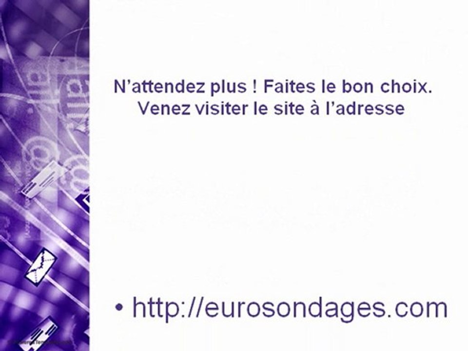 Euro Sondages - Sondage rémunéré - Sondages Payant