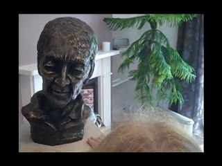 Eliza Wyatt's Krishnamurti sculpture "during and after"