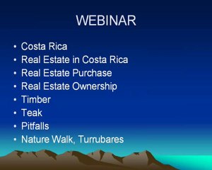 Costa Rica Real Estate, Avoid the Pitfalls