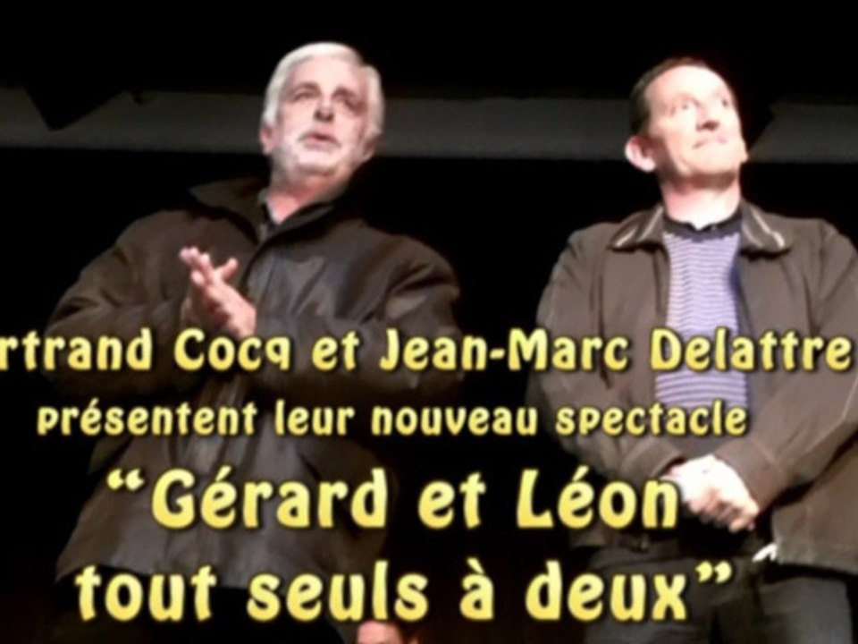 Présentation du spectacle Gérard et Léon, tout seuls à deux
