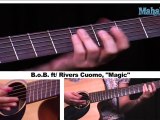 How to Play Magic by B.O.B. Ft. Rivers Cuomo on Guitar