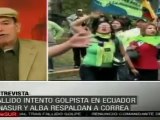 Unasur condena intento de golpe de Estado en Ecuador