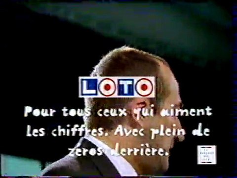 Publicité LOTO La Francais des jeux 1998