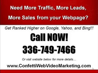 Winston Salem Web Video Marketing - Web Video Marketing