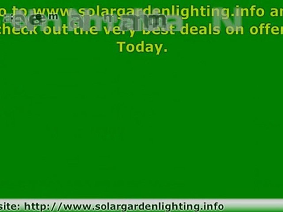 Discover the very best outdoor solar garden lighting bargain