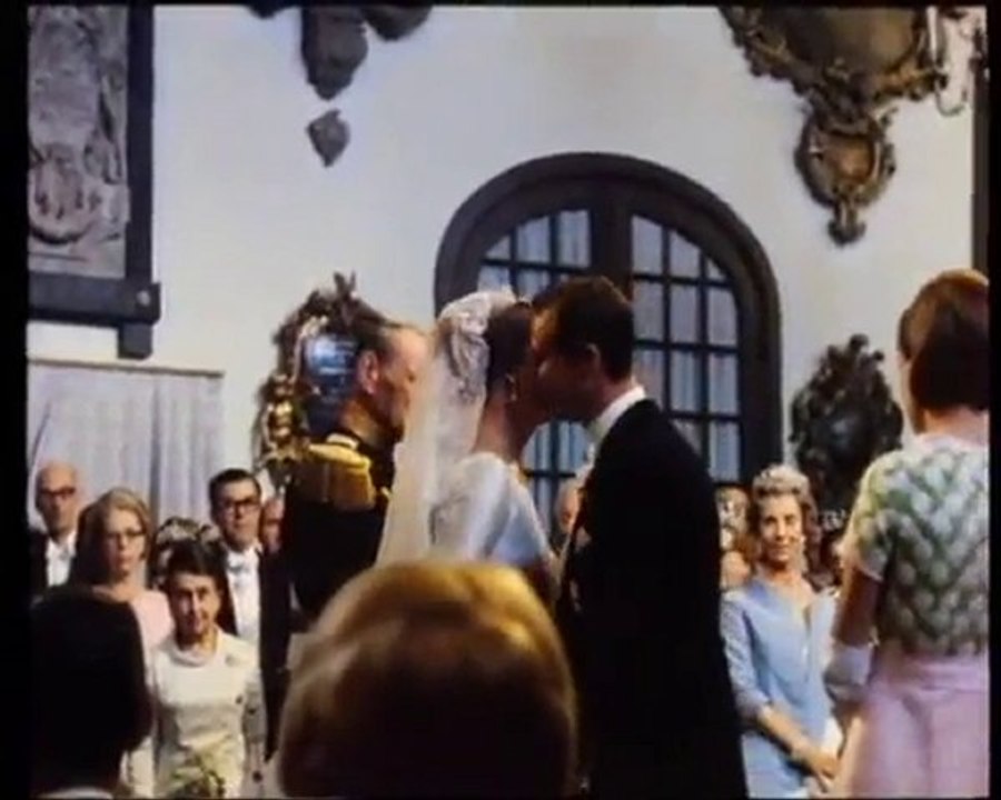 Wedding Margareth II of Denmark Graf Henri Monpezat1967