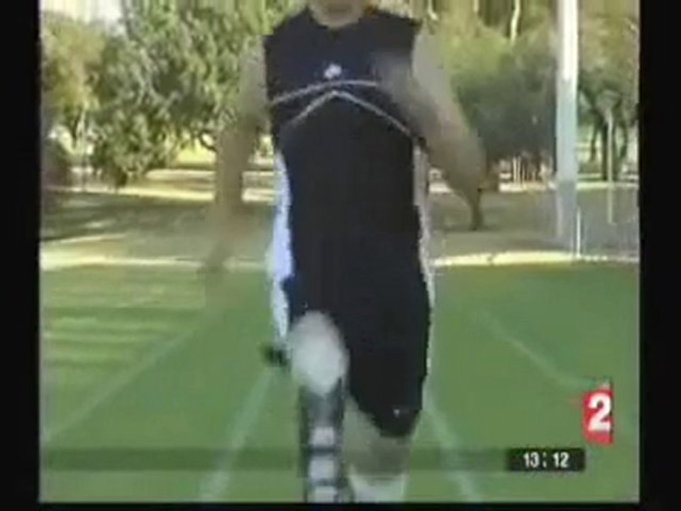 Oscar Pistorius (champion en prothèses)