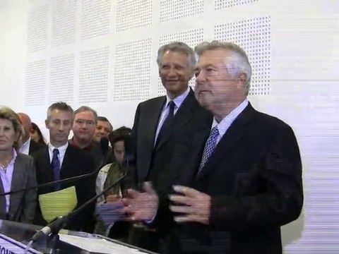 Déplacement de Dominique de Villepin à Montpellier